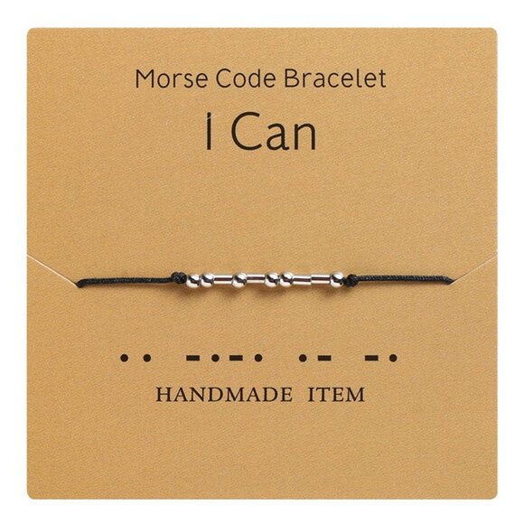 Morse Code Bracelet | Choose the message that means the most - Picture 4 of 16